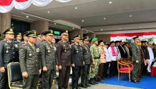 Danyonif TP 931/KJ Hadiri Upacara HUT ke-81 RI di Balai Kota Jakarta Utara
