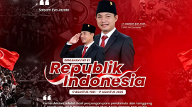 HUT ke-81 RI, Ketua Fraksi PDI Perjuangan Sumenep Ajak Rakyat Hadirkan Kerja Nyata dan Jaga Persatuan