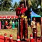 Camat Pragaan H. Indra Hernawan Saat Pimpin Apel Upacara Peringatan HUT RI ke 81 