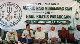 Wabup Sumenep KH Imam Hasyim SH MH Saat Menghadiri Peringatan Maulid Nabi Muhammad SAW dan Haul Khatib Paranggan Bin Pangeran Katandur, Minggu (16/08/2026)