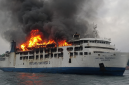 Ilustrasi KML KMP Mutiara Santosa 2 Terbakar di Perairan Utara Sumenep,
