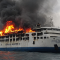 Ilustrasi KML KMP Mutiara Santosa 2 Terbakar di Perairan Utara Sumenep,